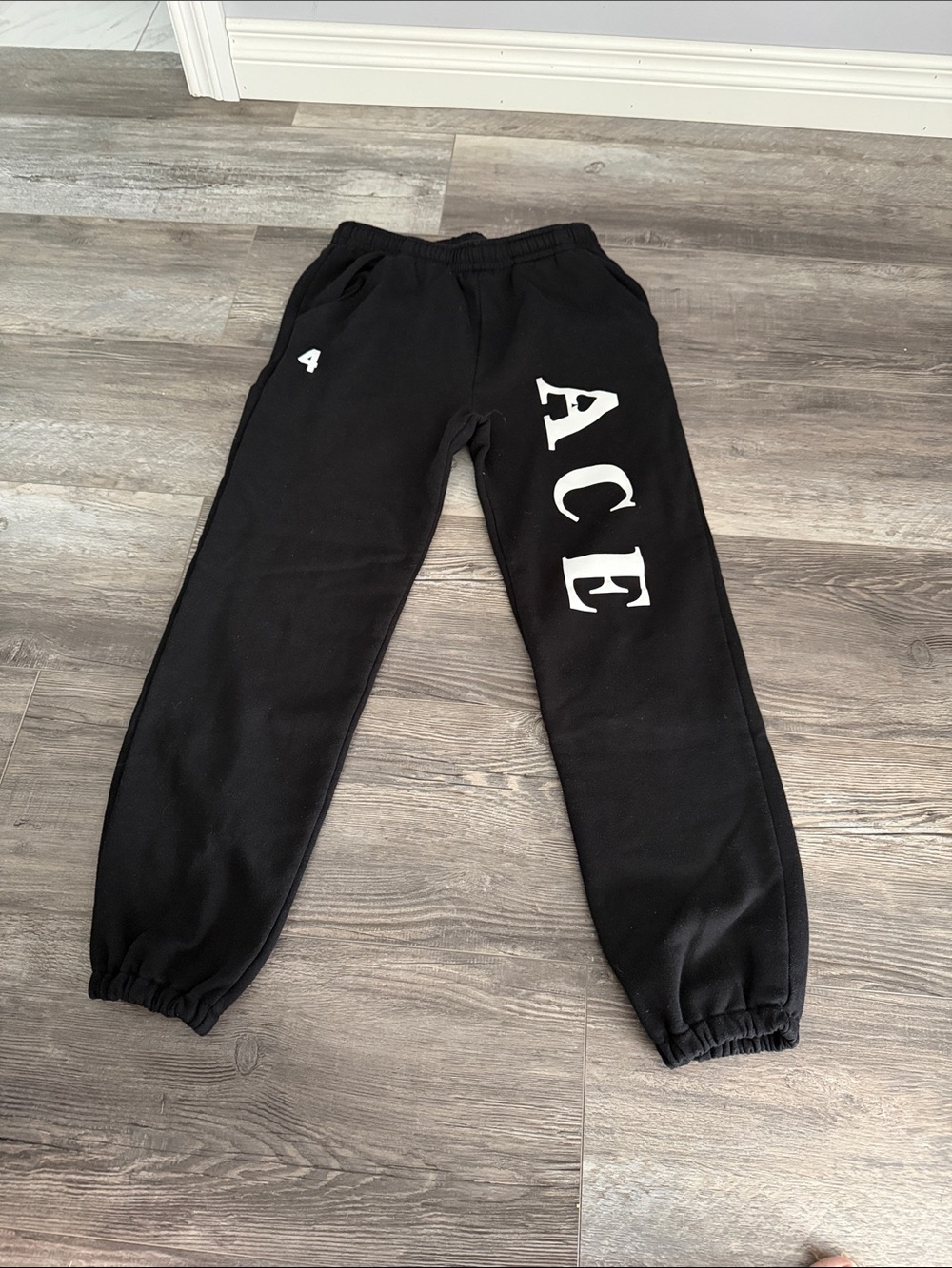 Men's Black Logo Sweatpants - Classic Jogger Style